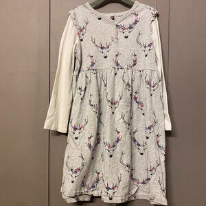 Girls TEA Collection Long Sleeve Cotton Dress - Size 10